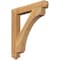 Ekena Millwork Legacy Arts & Crafts Rough Sawn Bracket, Western Red Cedar, 4"W x 28"D x 32"H BKT04X28X32LEC03RWR - alternate 1